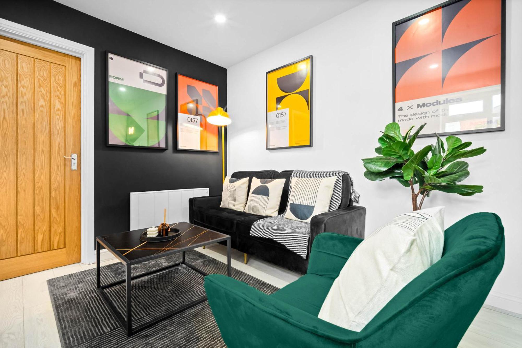 Luxury 3 Bedroom Apartment - Terrace - Near City Centre - Wifi - Smart Tv 1Mr Birmingham Eksteriør billede